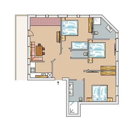 Appartementhaus Sonnenschein Mayrhofen Zimmer foto